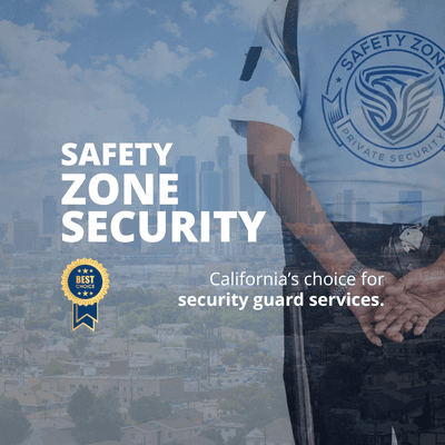 Setting the standard in California - Safety Zone Security, the preferred provider of elite security guard services. #SecurityGuardServices