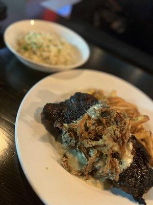 Risotto + Black & bleu steak