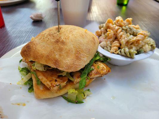 Mahi Mahi on ciabatta