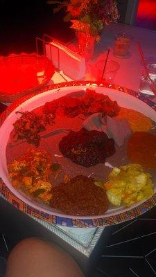 Habesha Meat and Veggie Combo