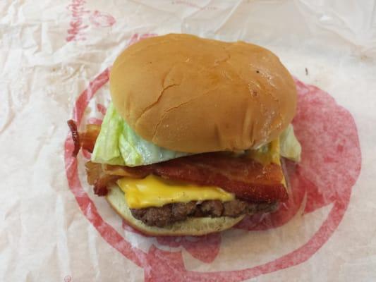 Jr bacon cheeseburger