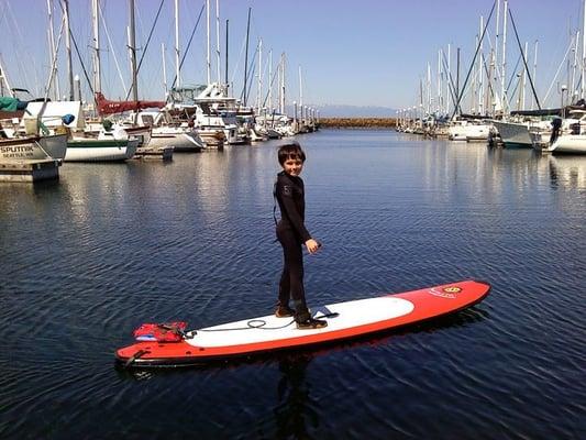 One of Our Young Paddle Board Enthusiasts