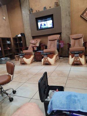 Inside salon