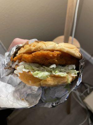 Spicy chicken sandwich