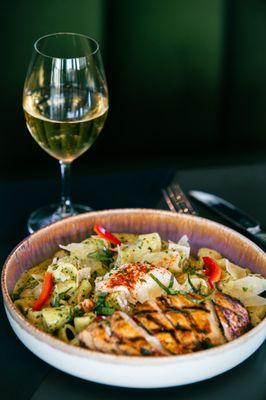 Basil Pesto Rigatoni