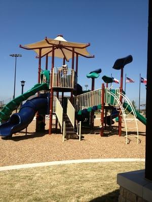 Playground in front of the restrooms