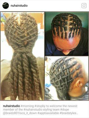 Loc wash and style