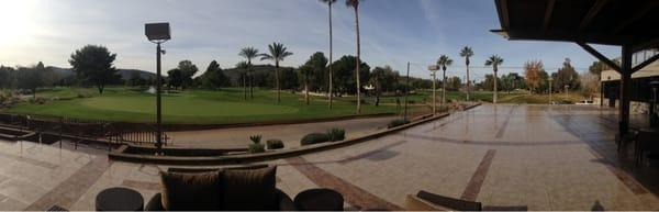 Another perfect arizona winter day from the back paio of Mvcc