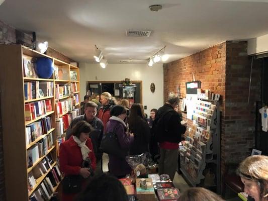 The North End Holiday stroll at I AM Books.