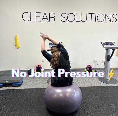 Enjoy strength training without putting any pressure on your joints 
 
 Personal trainer Personal trainer for seniors EMS fitness