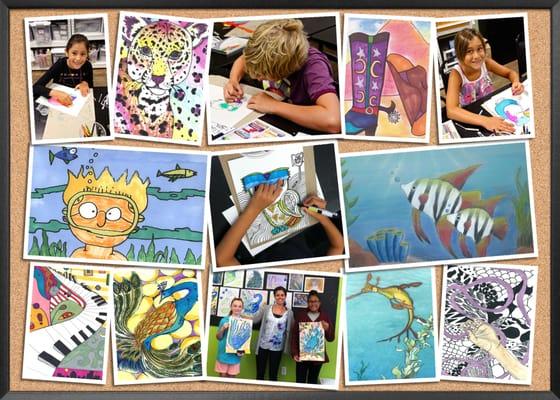 Every child can learn to draw realistically! Come join us for an awesome art camp. :)