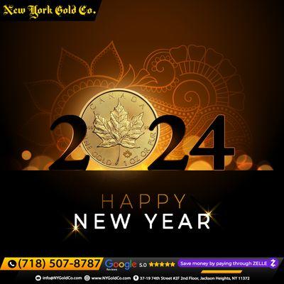 Cheers to a brilliant New Year ahead! #NewYorkGoldCo wishes you a year filled with success, prosperity, and golden opportunities!