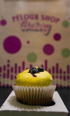 Blueberry Lemon cupcake    Yum