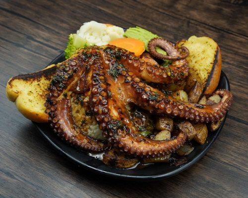 Our House Special Pulpo Sarandeado - Serving Sinaloa Style Seafood in San Jose