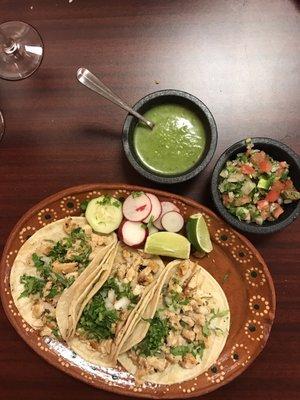 chicken mexican tacos