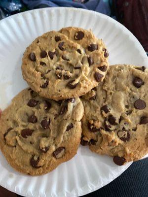 Our Chocolate chip cookies, only $2 per +tax