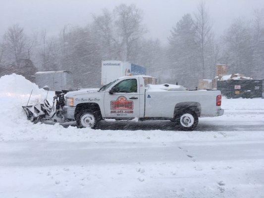 Commercial snow plowing