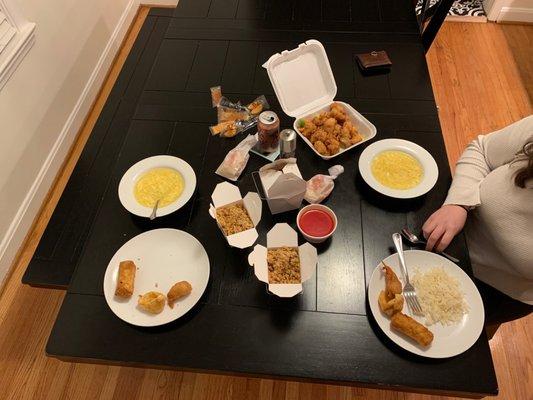 This was all $27 family meal for two