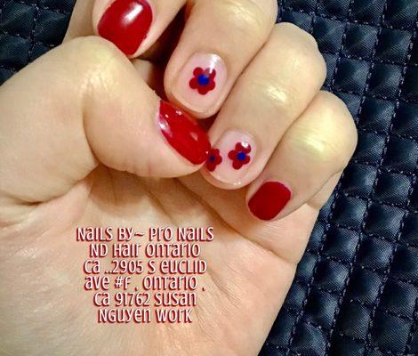 Fourth of July nails .. quality good . Ask for Susan .