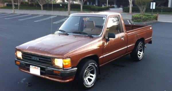 1988 Toyota Pickup serviced at Bridgeway Service since 2005 after acquiring from original owner.