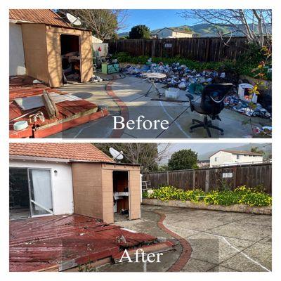 Backyard Hoarder! Before and After