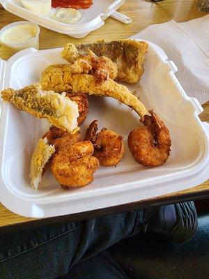 TJ's Fish & Shrimp combination