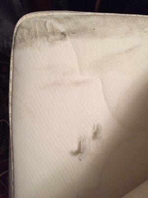 My new mattress!!! Damaged!!!