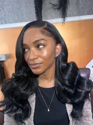 Hair extensions and salon service
Loose wave/ wig installation