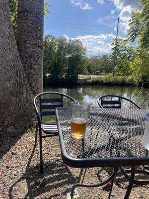 Outdoor space at Currahee Brewery!