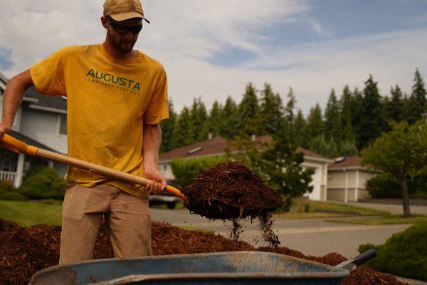 Mulch installation!