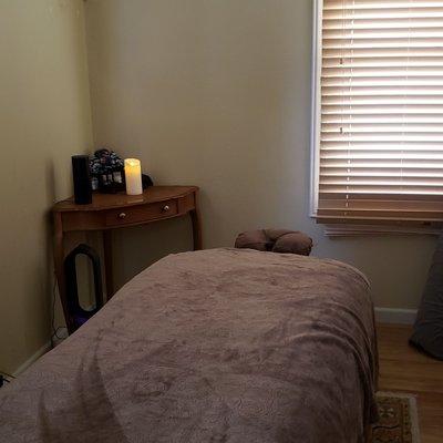 Our treatment rooms provide a quiet place to relax!