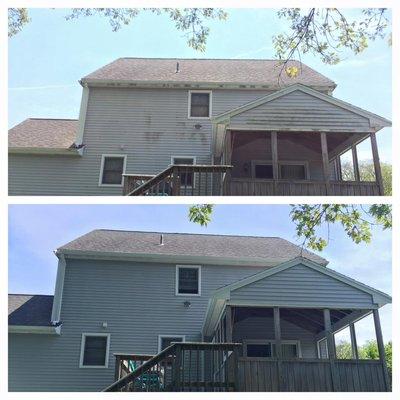 Before & After House Washing