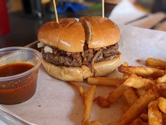 Birria burger