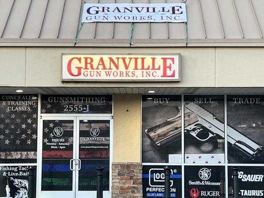 Granville Gun Works at our new location off Hwy 56 on 2555 capitals dr creedmoor nc 27522