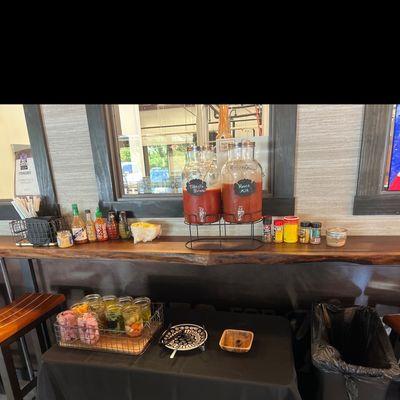 Bloody Mary bar