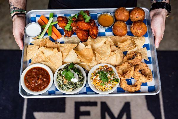 The Kitchen Sink - our take on a sampler platter