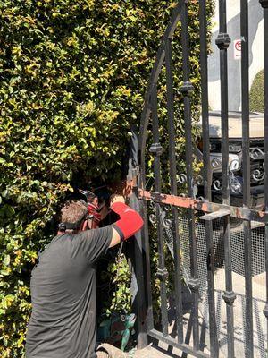 gate repair include welding