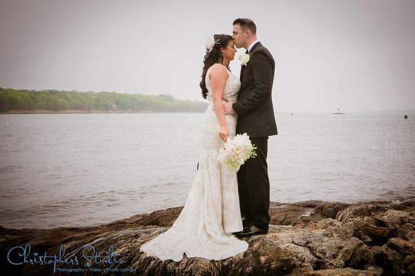 Wedding Photography on beach in NY.