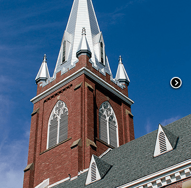 For this local church, we did a complete roof replacement and installed new plywood resheets 1/2″ cdx, PABCO Premier. Color: Pewter Gray