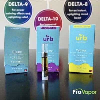 We offer a wide variety of THC cartridges