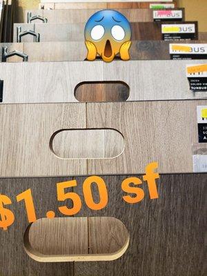 1.50 sf sale laminate