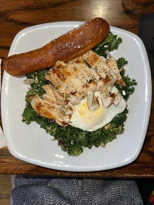 Kale Salad with chicken