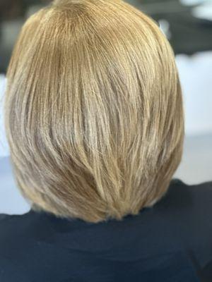 Color correction and Keratin treatment