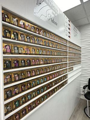 Gel nail wall