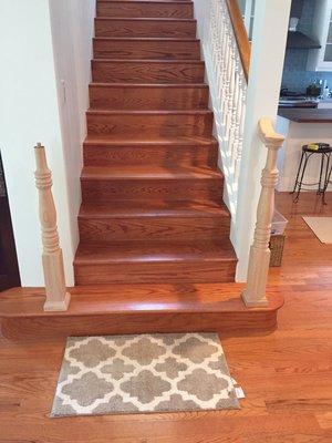 We specialized in sanding, staining, and finishing hardwood stairs and floors.