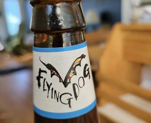 Flying Dog's signature logo!