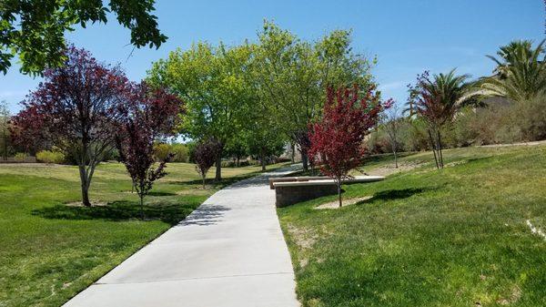 The Paseo Walking Path on the "Easter Monday" of 2022.