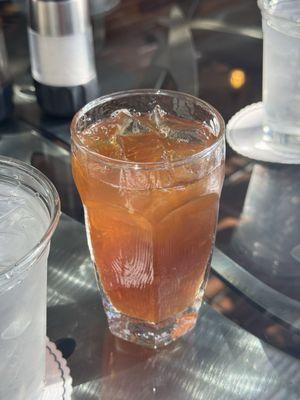 Sweetened ice tea