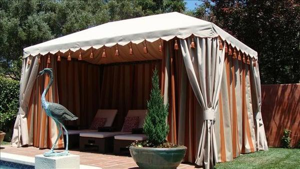 Custom Canopy with Curtains