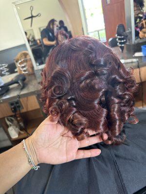 Curls (add on service to be booked with silk press)